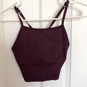 Lululemon seamless crop bra